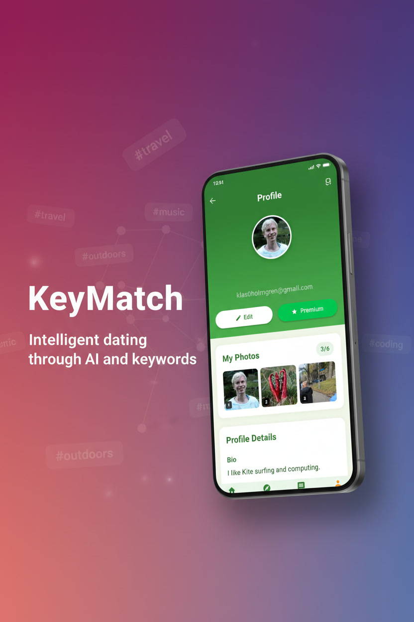 Key Match profile screen